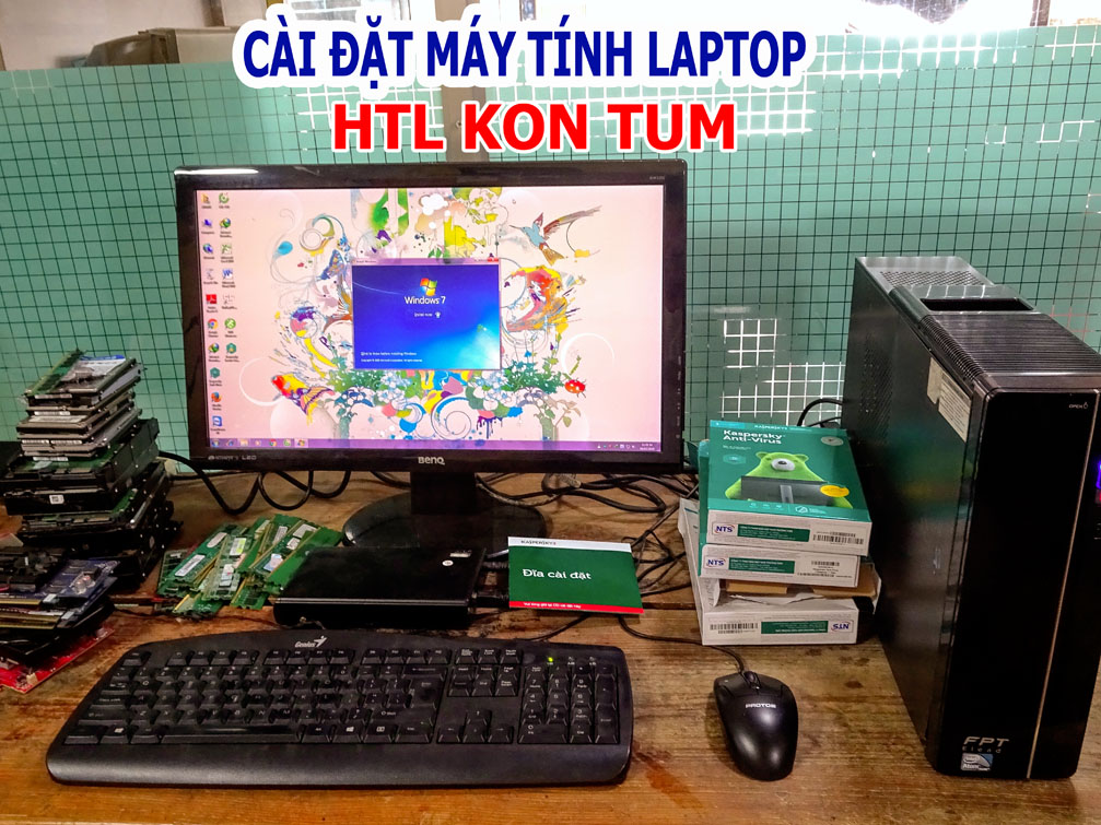 Cửa hàng cài đặt phần mềm máy tính laptop HTL Kon Tum