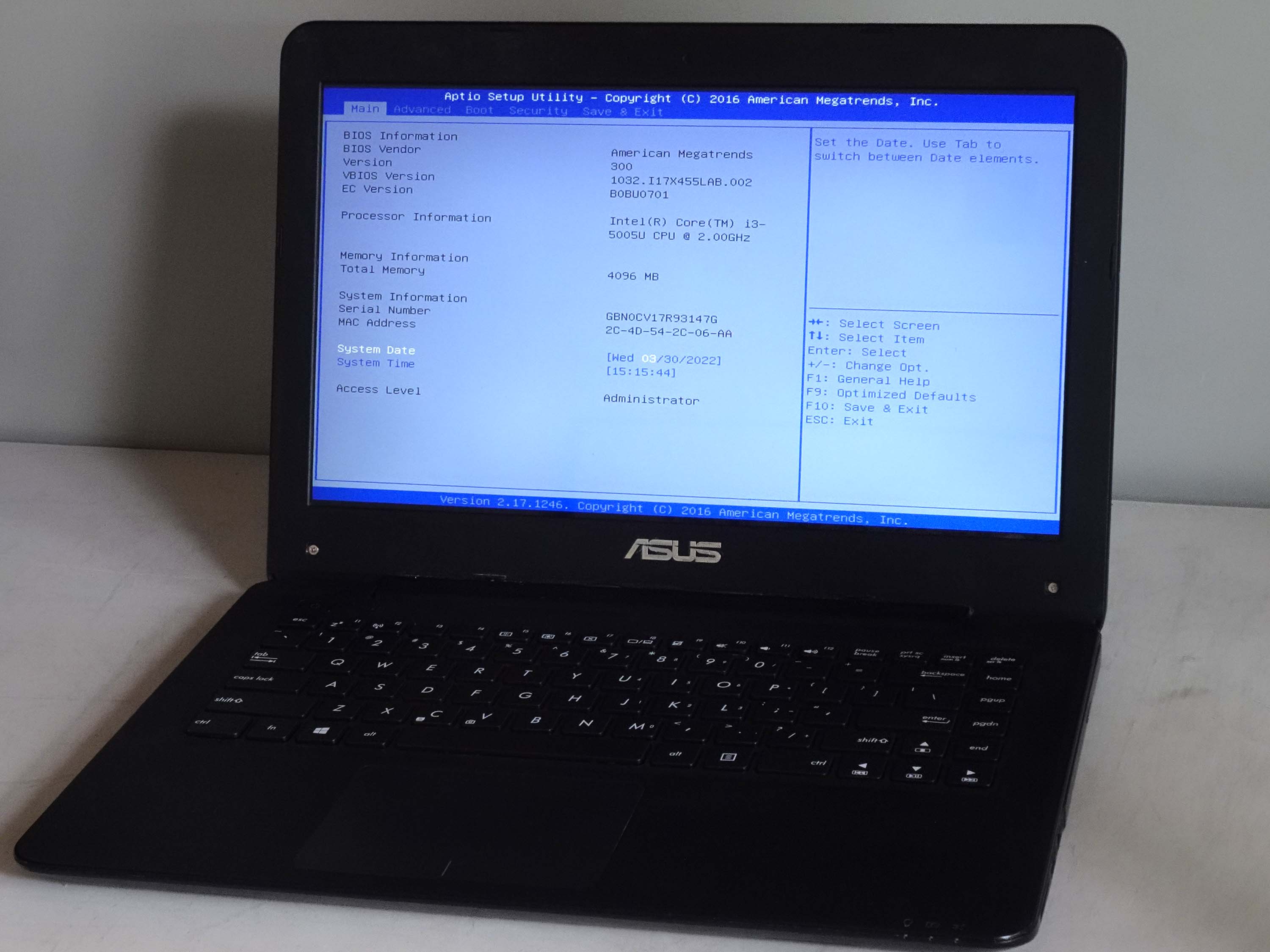 Laptop Asus X454L cũ chính hãng giá rẻ tại Tp Kun Tum